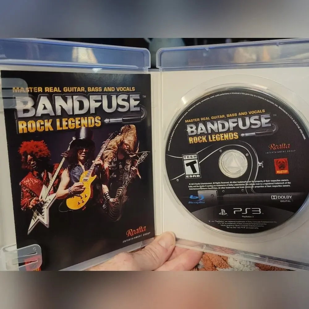 Sony Playstation 3 PS3 Bandfuse Rock Legends CIB Tested